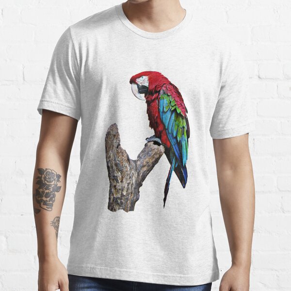 Parrot macaw red and green Essential T-Shirt
