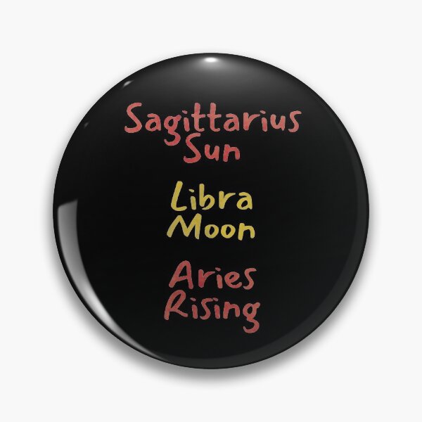 Item preview, Sagittarius Sun Libra Moon Aries Rising Text designed and sold by leomooncreates.