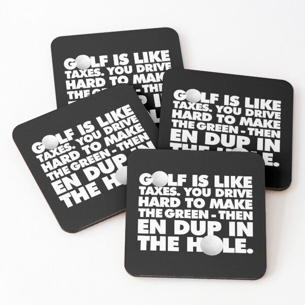 Item preview, Golf is like taxes funny Golf Saying designed and sold by elhefe.