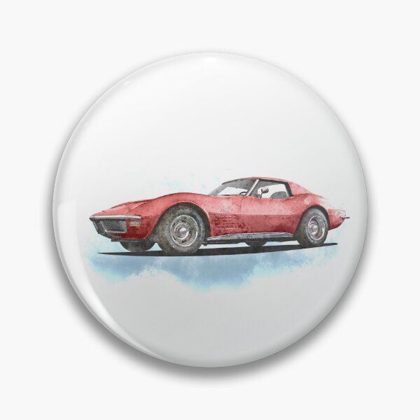 Item preview, Chevy Corvette C3 Art Red designed and sold by Hamilton illustrations.