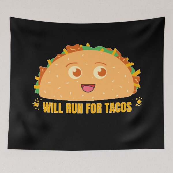 Item preview, Will Run For Tacos Cheat Day designed and sold by Jajulile.