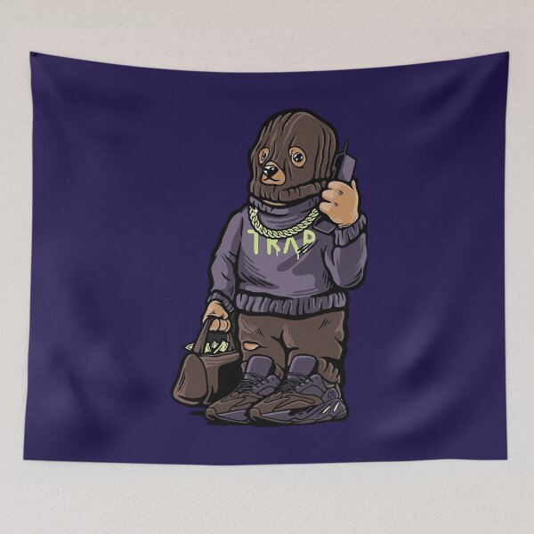 Item preview, Yeezy Boost Mauve 700 trap bear designed and sold by KKMade001.