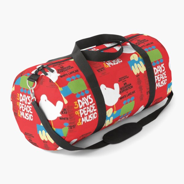 Woodstock Music Festival 1969 Poster Duffle Bag