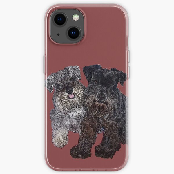 Miniature Schnauzer Buddies iPhone Soft Case