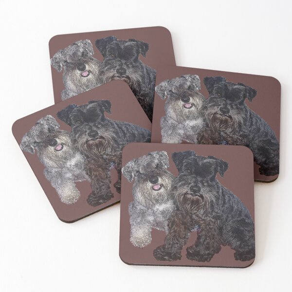 Item preview, Miniature Schnauzer Buddies designed and sold by mokacat.