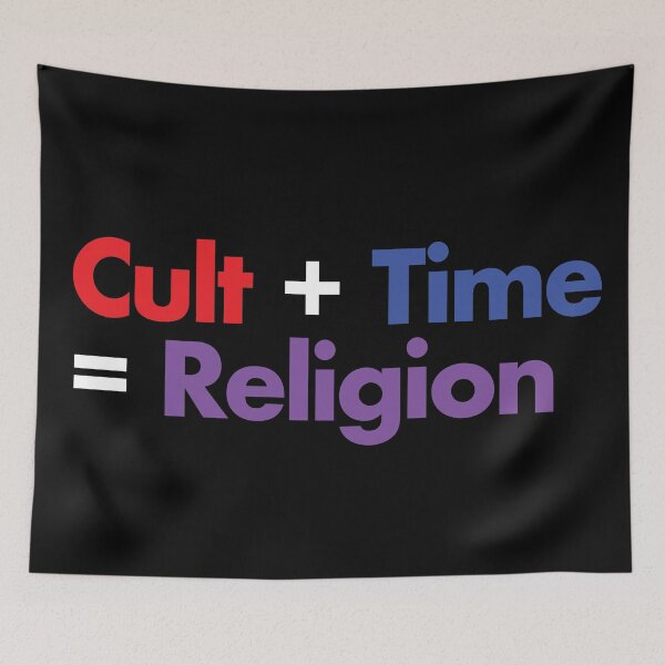 Item preview, Cult + Time = Religion | Atheism  designed and sold by andr0narak.