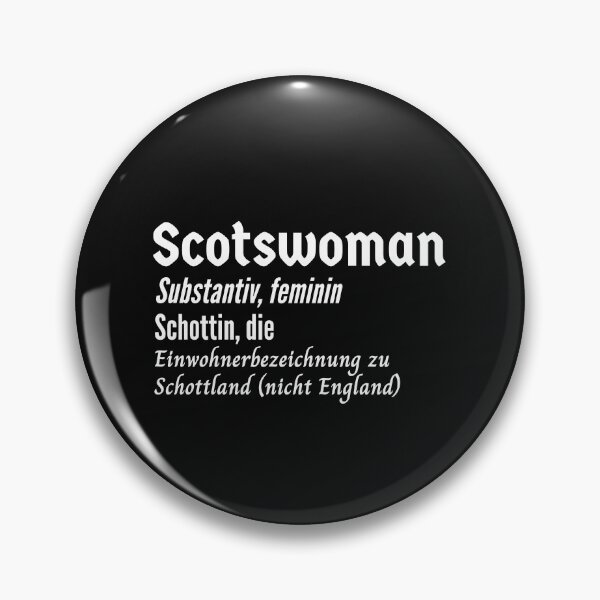 Item preview, Scottish Woman German Deutsch designed and sold by Time4German.