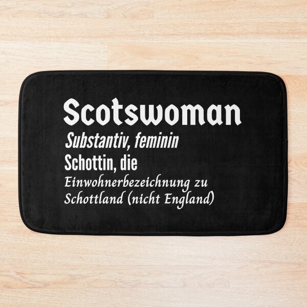 Item preview, Scottish Woman German Deutsch designed and sold by Time4German.
