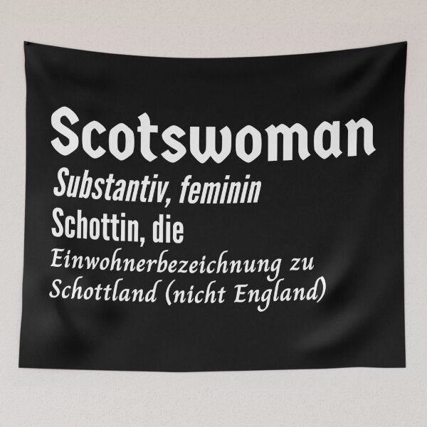 Item preview, Scottish Woman German Deutsch designed and sold by Time4German.