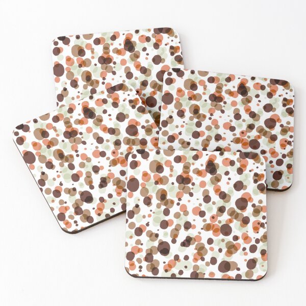 Item preview, vintage dots brown  designed and sold by Theinkandbottle.