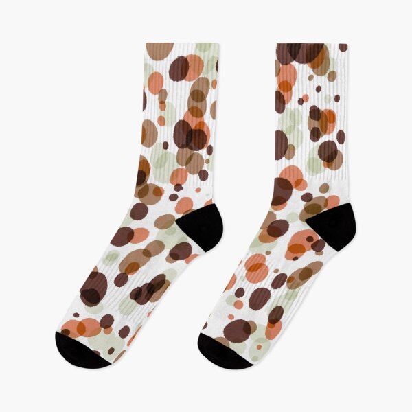Item preview, vintage dots brown  designed and sold by Theinkandbottle.