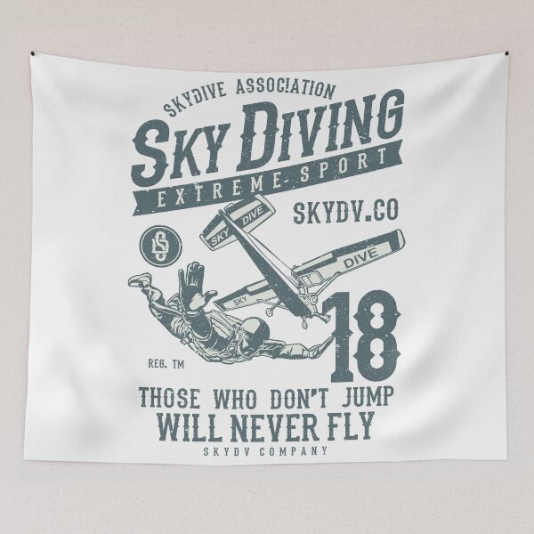 Item preview, Those who don't jump will never fly - Skydiving designed and sold by vicobu.