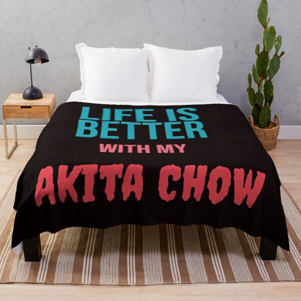 Item preview, Life is better with my Akita Chow designed and sold by amrmab.