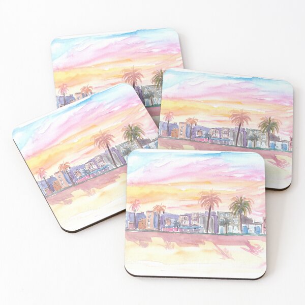 Item preview, Venice Beach California Waterfront View at Sunset designed and sold by artshop77.