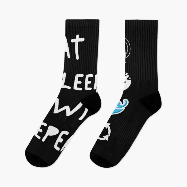 Item preview, Eat Sleep Swim Repeat - White designed and sold by The Sober Art.