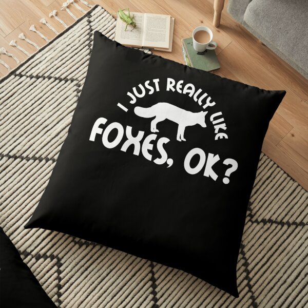Foxes Floor Pillow