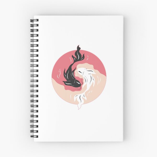 Item preview, Aesthetic Pink Yin Yang Koi Fish -  designed and sold by DesignStory.