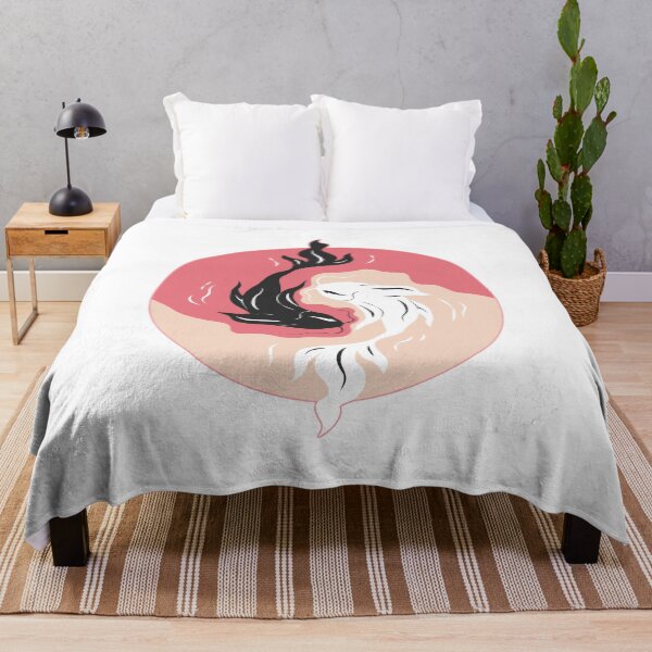 Item preview, Aesthetic Pink Yin Yang Koi Fish -  designed and sold by DesignStory.