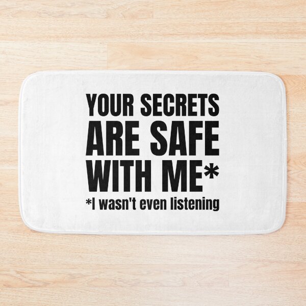Item preview, Your Secrets Are Safe with Me designed and sold by color-garden.