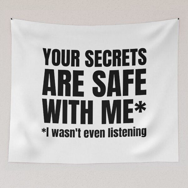 Item preview, Your Secrets Are Safe with Me designed and sold by color-garden.