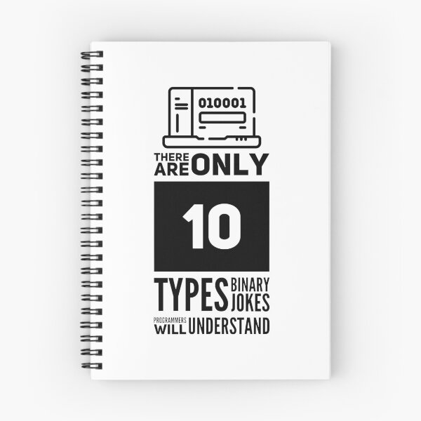 Item preview, There Are Only 10 Types Of Binary Jokes Programmers Will Understand (black) designed and sold by Stornu2Ruedas.