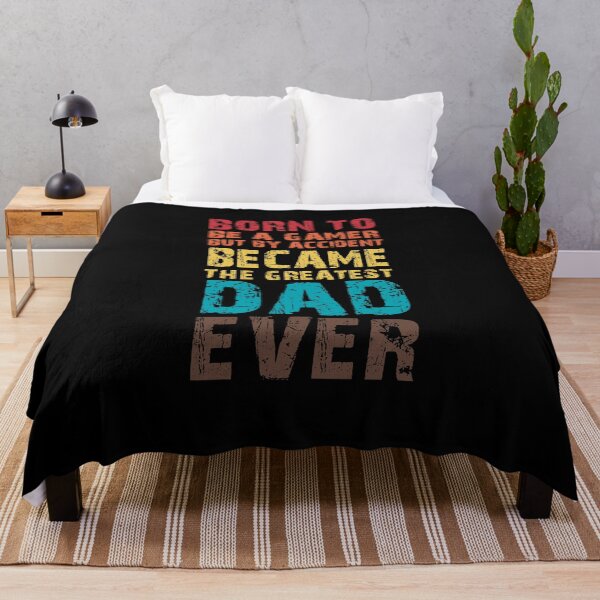 Item preview, BORN TO BE A GAMER BUT BY ACCIDENT BECAME THE GREATEST DAD EVER designed and sold by NiceSign.