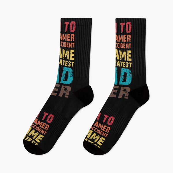 Item preview, BORN TO BE A GAMER BUT BY ACCIDENT BECAME THE GREATEST DAD EVER designed and sold by NiceSign.