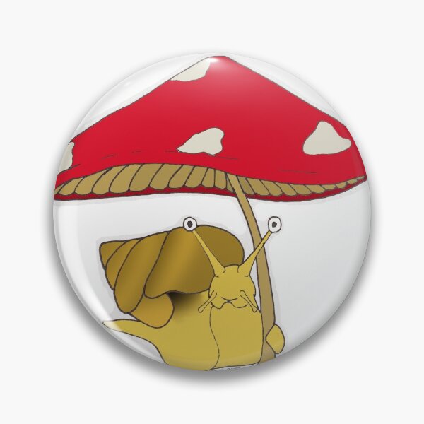 Item preview, caracol con paraguas de setas designed and sold by DoodleScutes.
