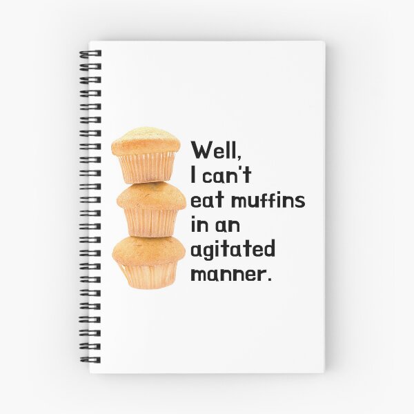Item preview, Algernon can't eat muffins in an agitated manner.  designed and sold by bardnbangtan.