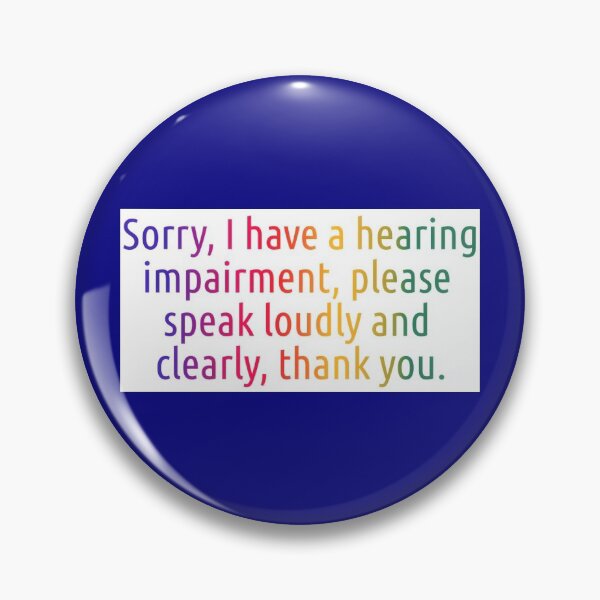 Item preview, Hearing Imparied designed and sold by realdorypanda.
