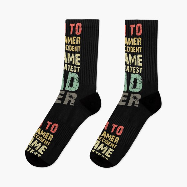 Item preview, BORN TO BE A GAMER BUT BY ACCIDENT BECAME THE GREATEST DAD EVER designed and sold by NiceSign.
