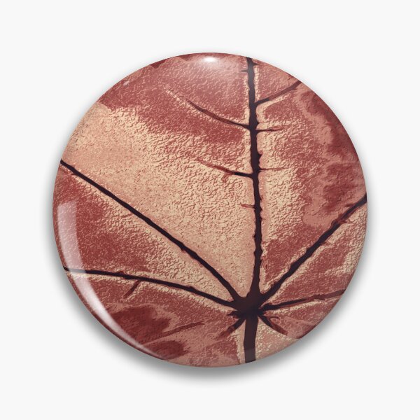 Item preview, Maple leaf with rose gold and red colors designed and sold by SulkaCreative.
