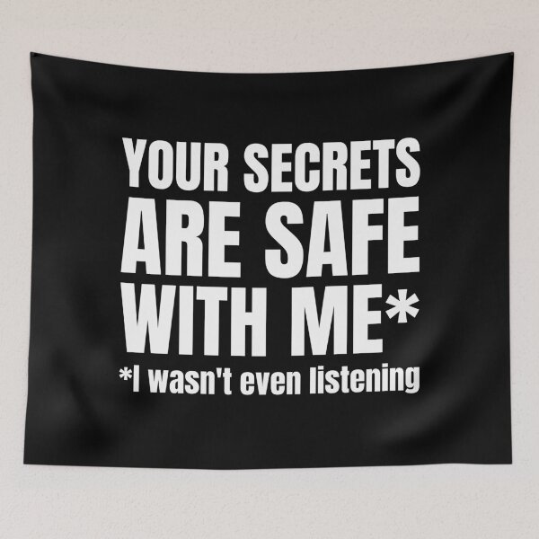 Item preview, Your Secrets Are Safe with Me designed and sold by color-garden.