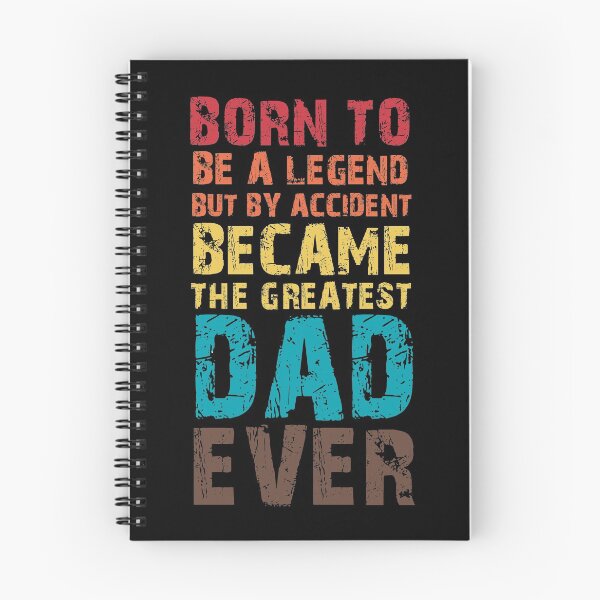 Item preview, BORN TO BE A LEGEND BUT BY ACCIDENT BECAME THE GREATEST DAD EVER designed and sold by NiceSign.