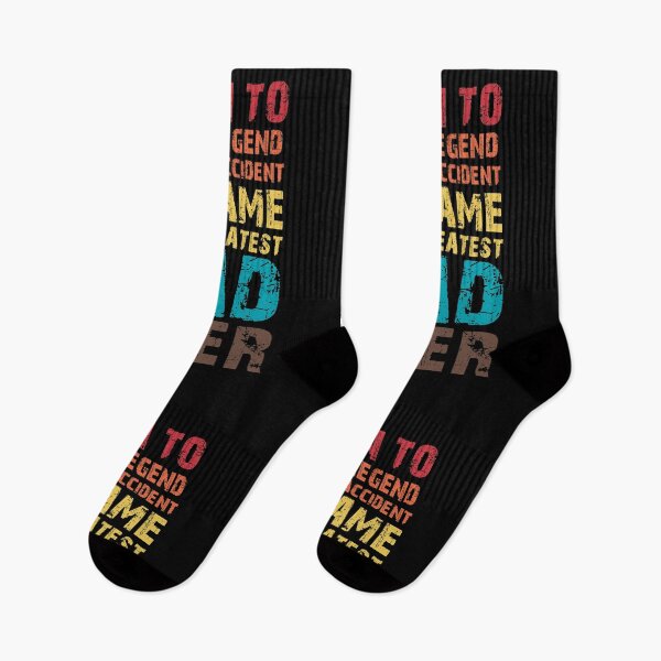 Item preview, BORN TO BE A LEGEND BUT BY ACCIDENT BECAME THE GREATEST DAD EVER designed and sold by NiceSign.