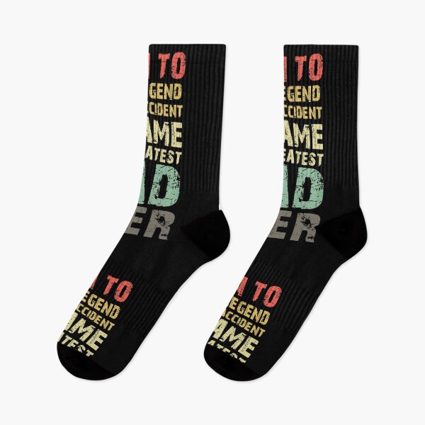 Item preview, BORN TO BE A LEGEND BUT BY ACCIDENT BECAME THE GREATEST DAD EVER designed and sold by NiceSign.