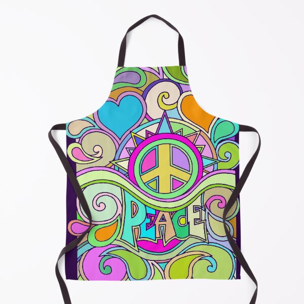 Item preview, Psychedelic Hippy Retro Peace Art designed and sold by Alondra.