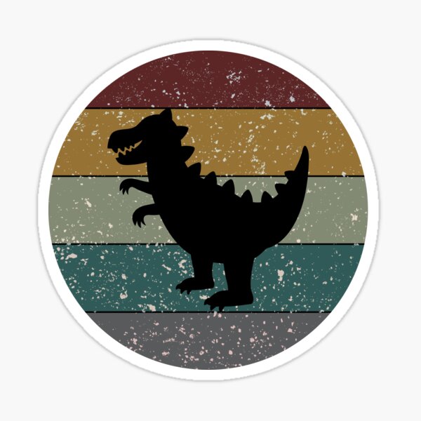 Vintage Dinosaur Sticker