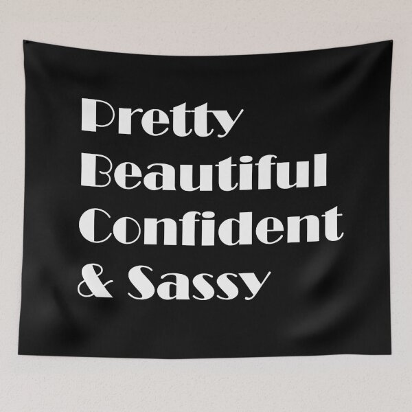 Item preview, Pretty, Beautiful, Confident & Sassy  designed and sold by ThingsByJoy.