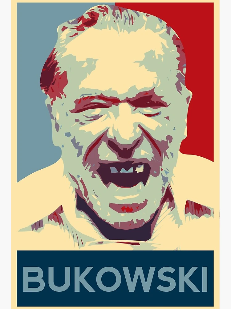 Charles Bukowski poster | Art Board Print