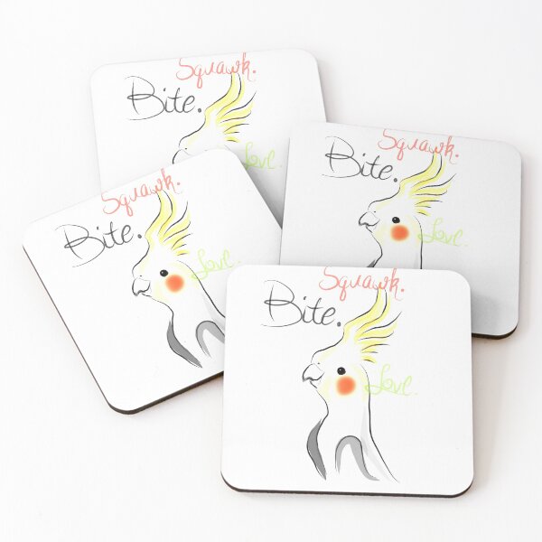 Item preview, Squawk. Bite. Love  designed and sold by Melody Splash.