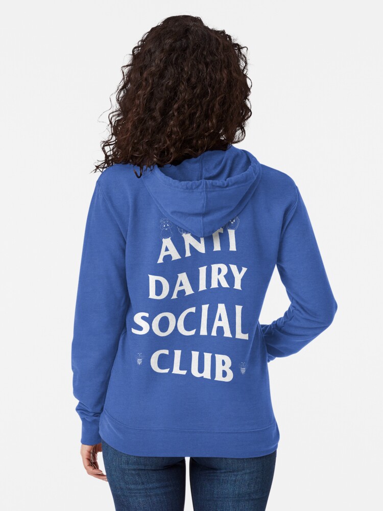 Anti dairy social online club hoodie