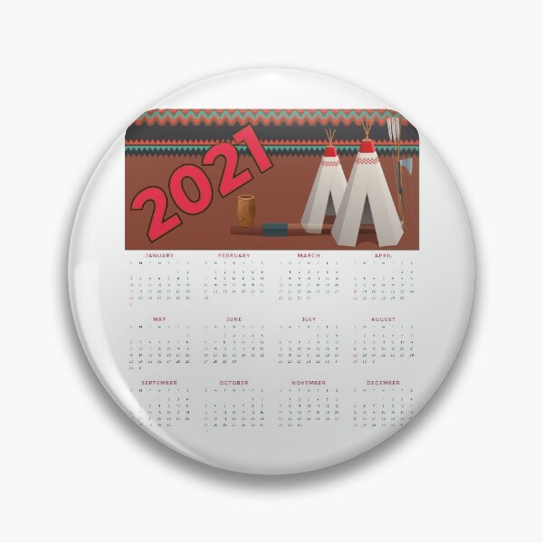 Item preview, Native American culture-calendar 2021 designed and sold by nativeStor.