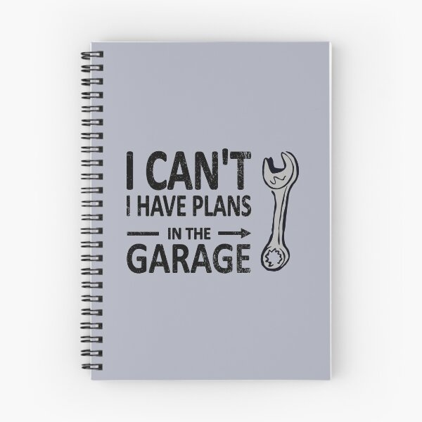 Item preview, I CAN'T I Have PLANS in the GARAGE Mechanic Plumber Black with Wrench designed and sold by frenchsalsa.