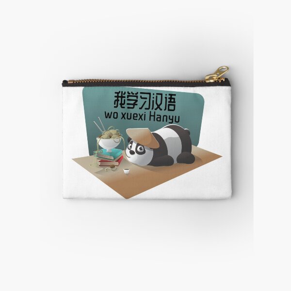 Item preview, Wo xuexi Hanyu - I study Chinese - panda eating noodles designed and sold by My-Queens-Store.