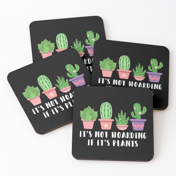 Item preview, Succulent It's Not Hoarding If It's Plants Cactus Gardening designed and sold by Vanover Designs.