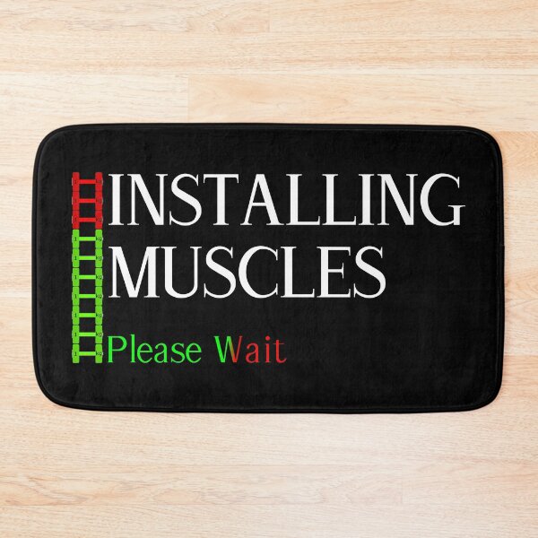 Item preview, Installing Muscles Please Wait designed and sold by BleuSky.