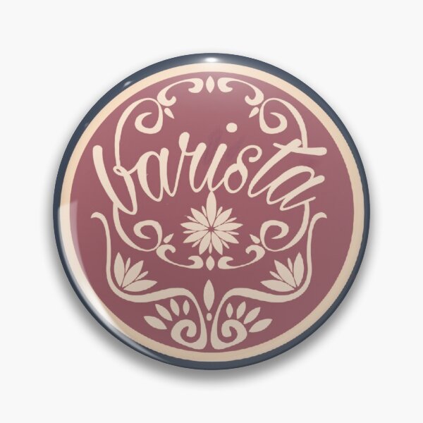 Item preview, Barista Emblem designed and sold by PlanetLucky.