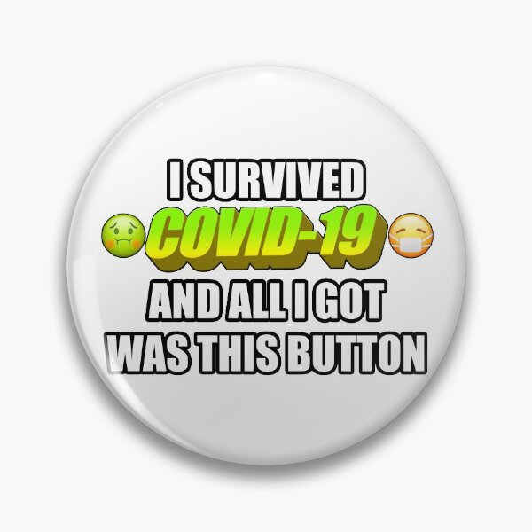 Item preview, I SURVIVED COVID-19 FUNNY EMOJI T-SHIRT designed and sold by CyberSchizoShop.