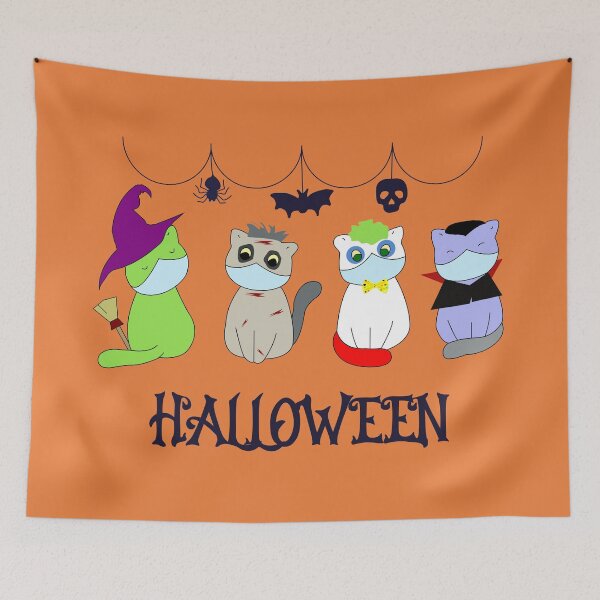Item preview,  Halloween ew people costumes cats witch , vampire , zombie and clown.  designed and sold by SGS-.